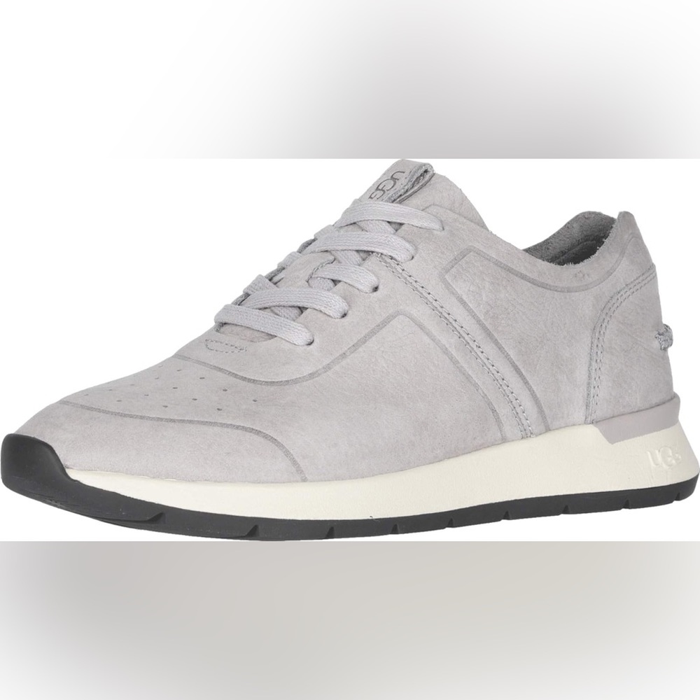 UGG Women's Adaleen Grey Soft Nubuck Leather Sneakers